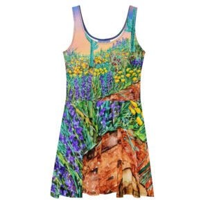 Skater Dress "Saguaro spring hike"