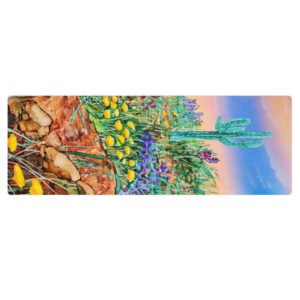 Yoga mat “Saguaro spring hike”