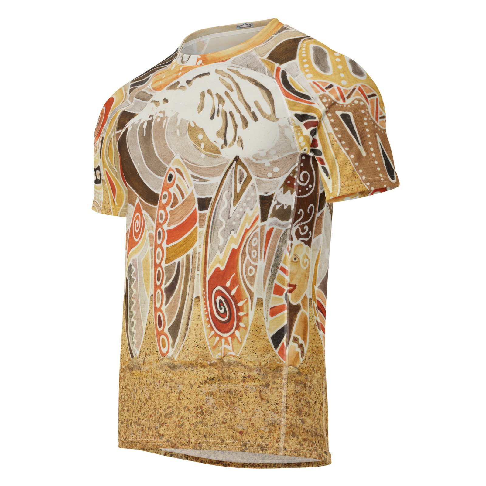 All-over print men’s rash guard "Wave-a-licious"