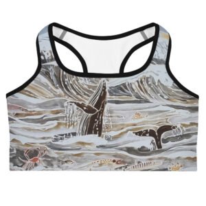 Sports bra "Whale soup"