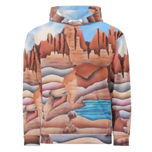 Unisex cotton hoodie "I will find my way" The journey series