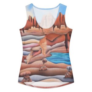 Women's cotton tank top "I will find my way" The journey series